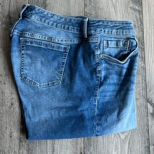 Torrid Denim Jeans Distress Straight leg 18R